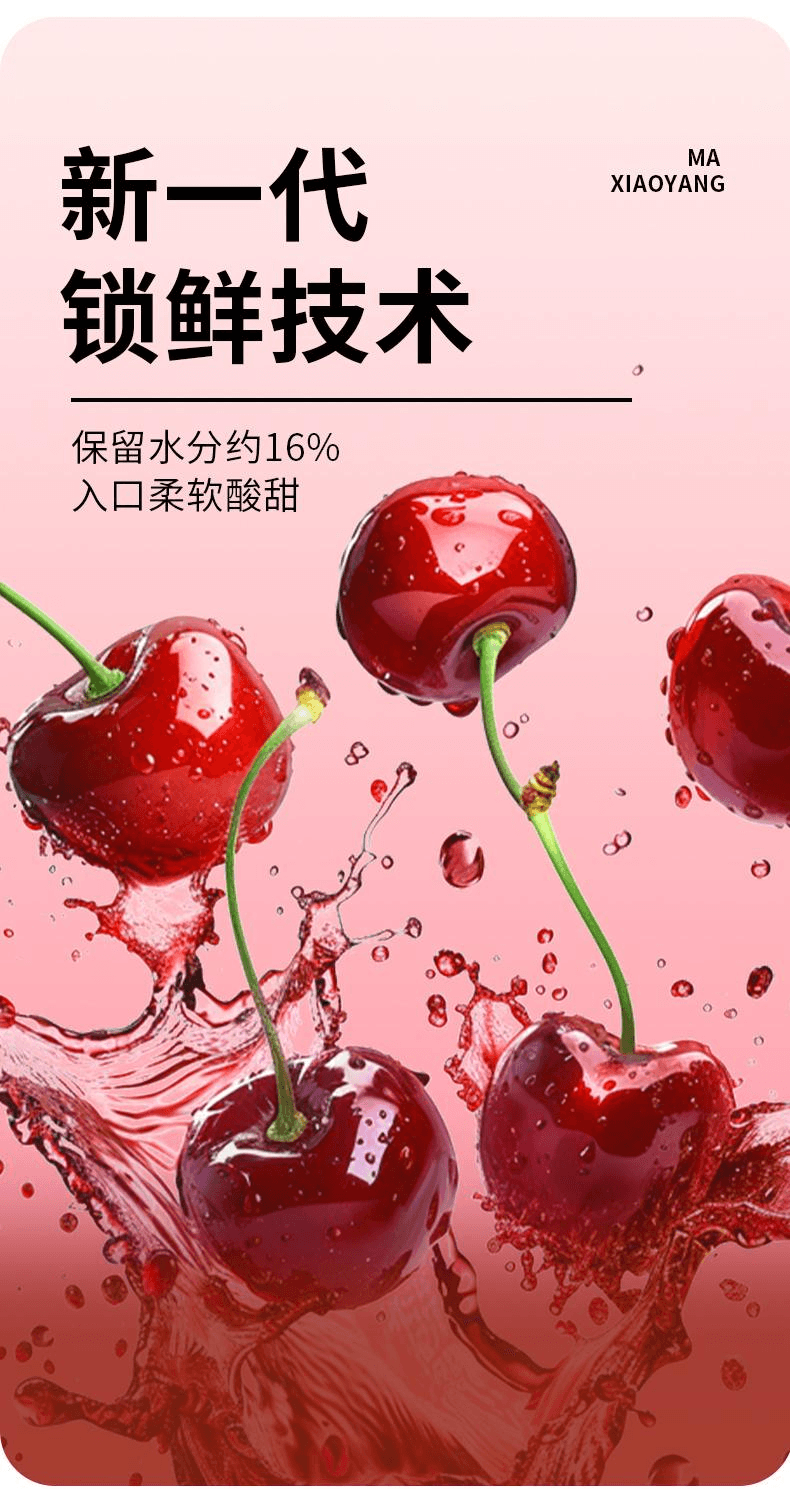 【中国直邮】 马小养 山东大樱桃干果脯蜜饯酸甜可休闲办公果干零食无核樱桃干80g*1袋