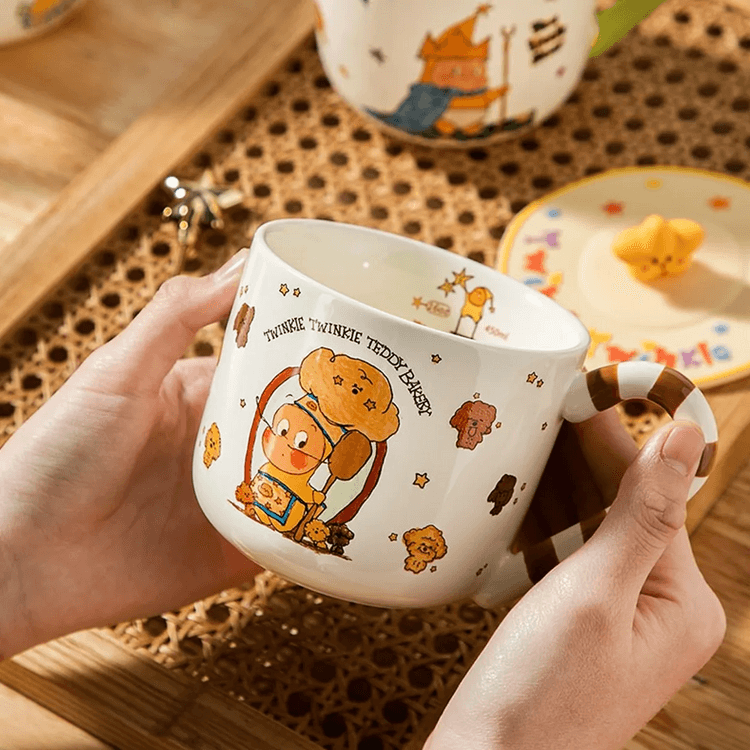 KAWASIMAYA きらきら星のかわいいキャンディマグ テディベアビスケット