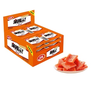  卫龙 亲嘴烧川香麻辣味480g 20条40片1盒装 休闲零食麻辣解馋小吃面筋辣条豆干 博主推荐