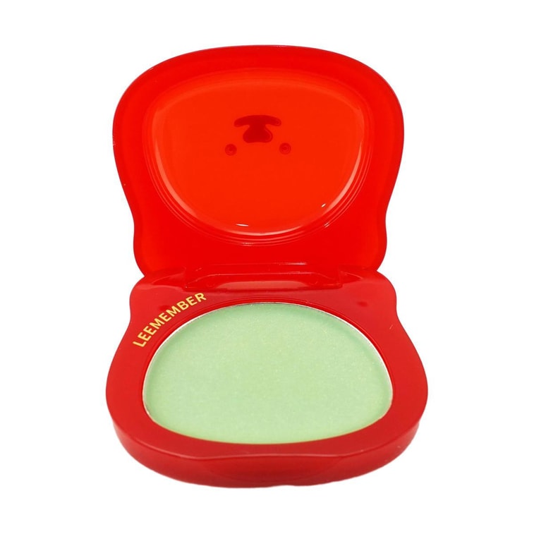 Apple Series, Shimmer Glitter Blush Multi-Use Cream #LG07 Green Apple【Transparent Silver Glitter]】 7