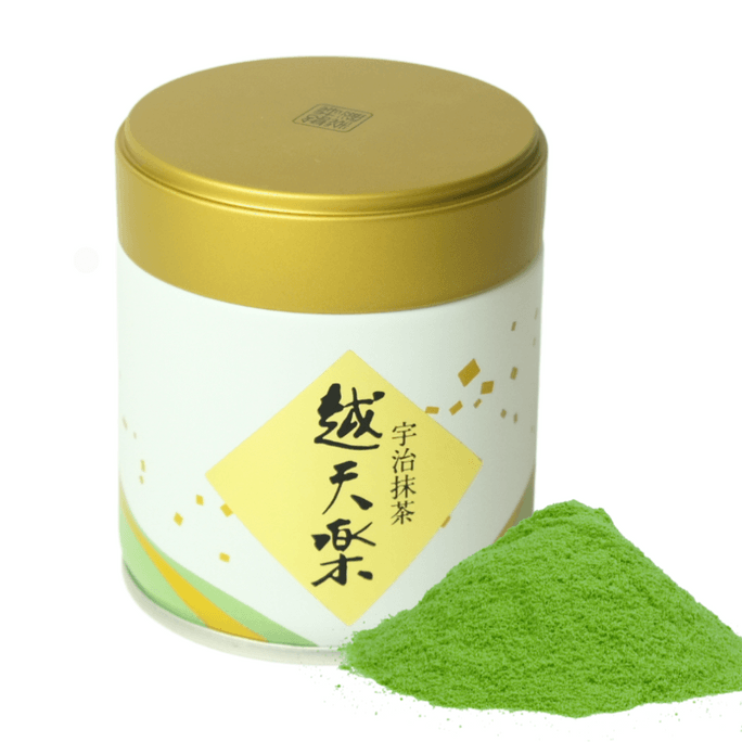 【日本直邮】矢野制茶场 罐装宇治抹茶粉 40g 越天楽