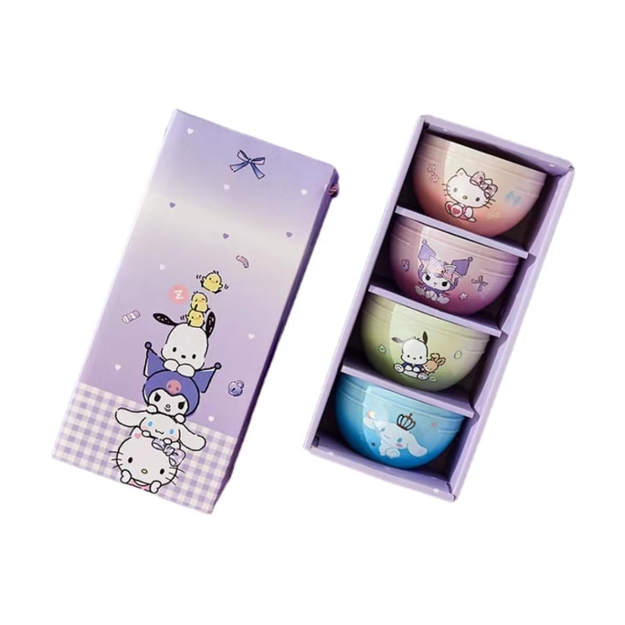 Sanrio Rice Bowl Set Ceramic Holiday Gift Box 1Piece