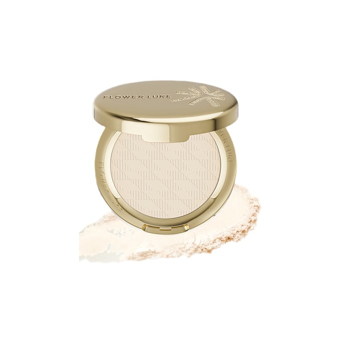 【中国直邮】 花间颂 金标粉饼 Y01象牙色【适合偏白黄皮肤色】定妆持久控油干油皮补妆 7.5g