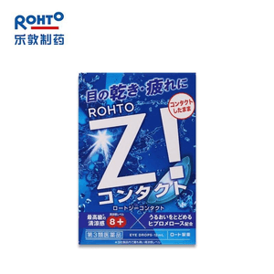 [일본 직배송] 정품 ROHTO(일본) PowerZ! 쿨링 콘택트렌즈 점안액 12ml
