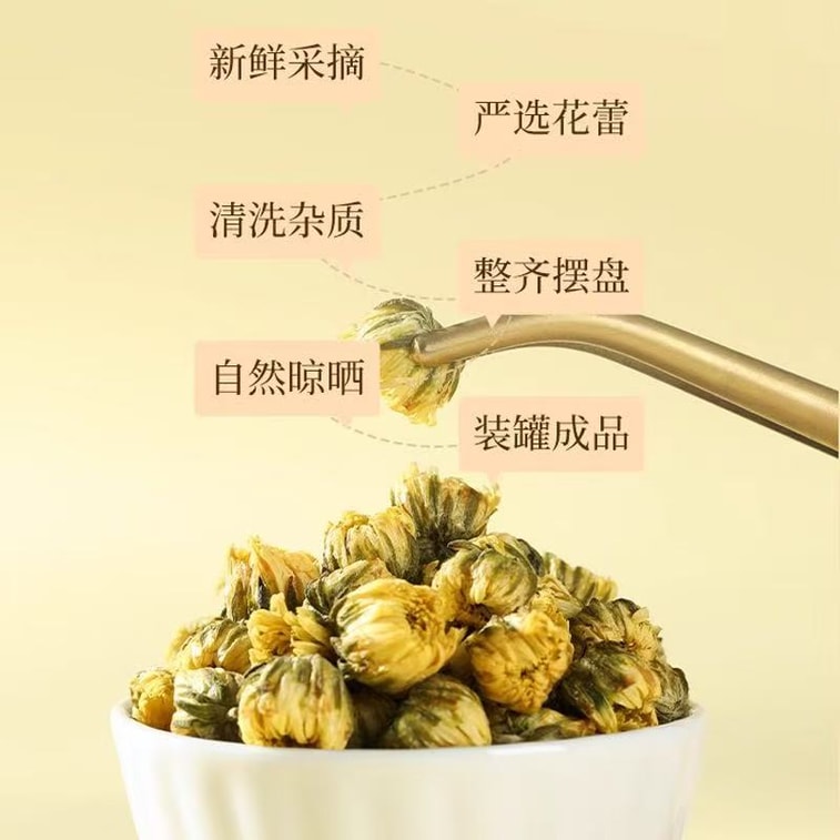 Fetal Chrysanthemum Tea For Calming Liver Improving Eyesight Clearing Heat Detoxifying 60g 4