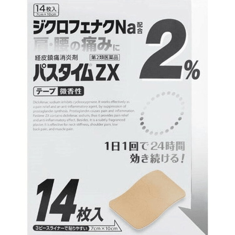 日本から直送】 優徳製薬 痛み止めパッチ（14枚入り） 関節痛や筋肉痛