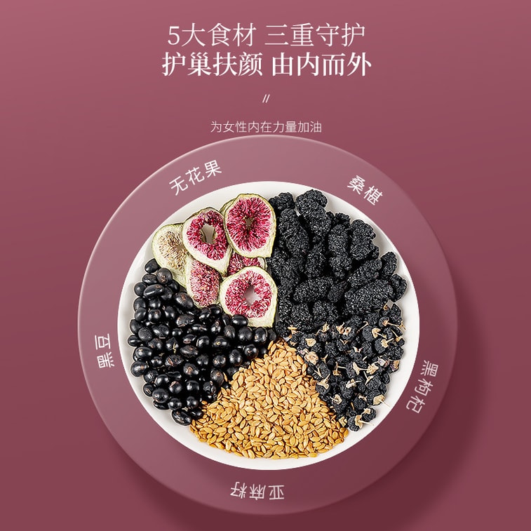 Flaxseed Fig Tea Progesterone Seed Cycle Tea Reduce Male and Female Tea 150g 4