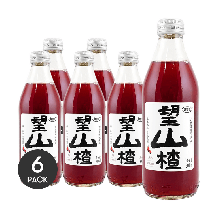 Hawthorn Soda - Sweet Sparkling Fruit Soft Drink, 10.14 fl oz*6【6 Pack】【Packaging May Vary】 3