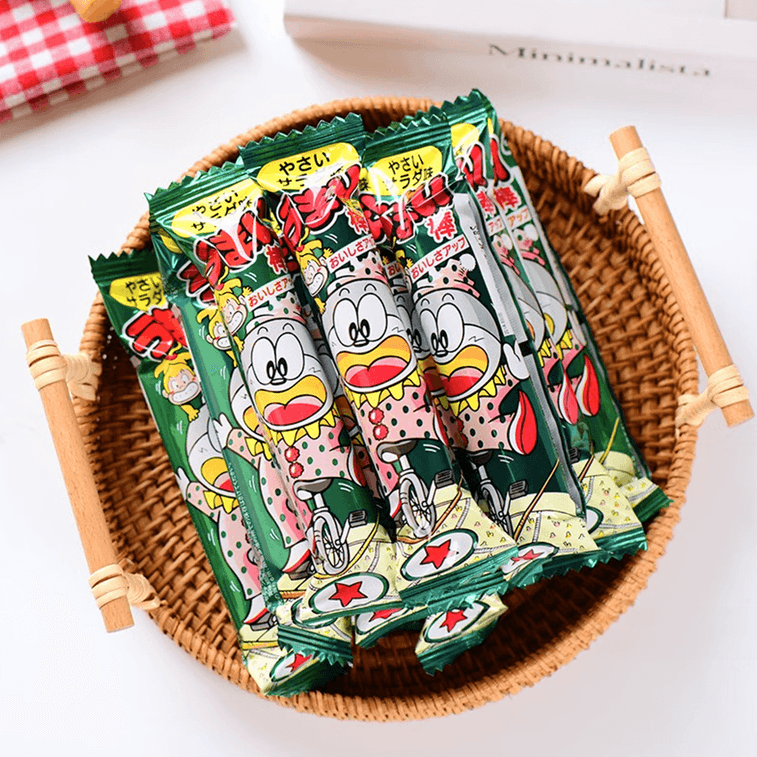 うまい棒 野菜サラダ味 30個 6.34オンス 5