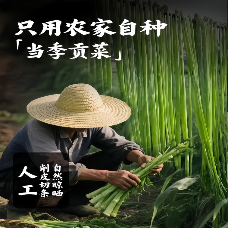 Handmade Spicy Chopped Chili Crispy Water Fern Stem Ready to Eat Pickled Vegetables 0.52lb  5