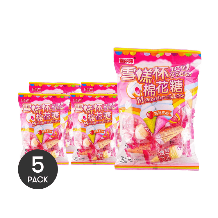 XLC アイスクリームマシュマロ ソフトキャンディ ストロベリー味 2.46