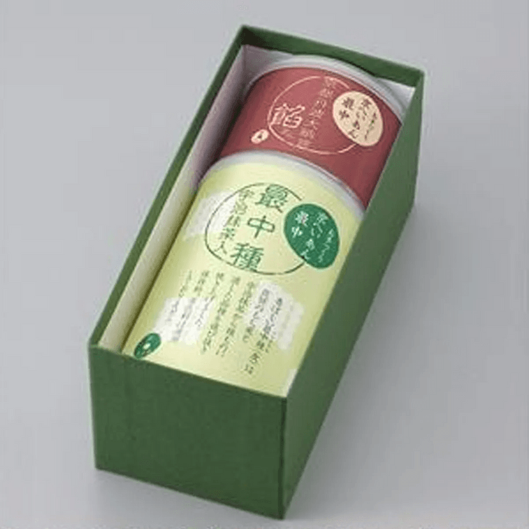 Ote-zukuri Monaka Gift Box, Red Bean Paste, 10.58 oz【Uji Matcha Skin & Tamba Dainagon 】【DIY Japanese Wagashi Sweets】 4