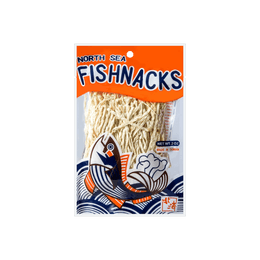 Fishnacks - Dried Mixed Fish Jerky Strips, 0.2oz