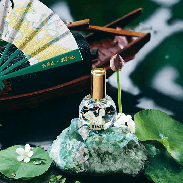THE BEAST野獸派 朵雲軒荷香扇莊居室噴霧禮盒 便攜隨身室內香氛 10ml×3 金不換 / 荷花渡 / 美人扇【情人節禮物】