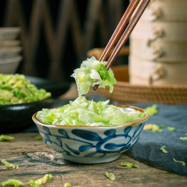 【中國直郵】 谷本道元 脫水蔬菜乾宿舍高麗菜速食蔬菜湯方便麵蔬菜湯包煮湯早餐配料 高麗菜乾 100g*1袋 5