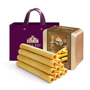 [중국 직배송] 푸키 버터 에그롤 618g 마카오 수제 전통 에그롤 특제 간식 선물 세트 [바삭하고 쫄깃하며 진한 계란 맛] [풍부하고 부드러운 버터 풍미]