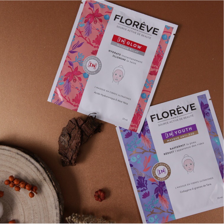 [法国直邮] 祛黄焕亮 玻尿酸修复补水面膜 4片装 6