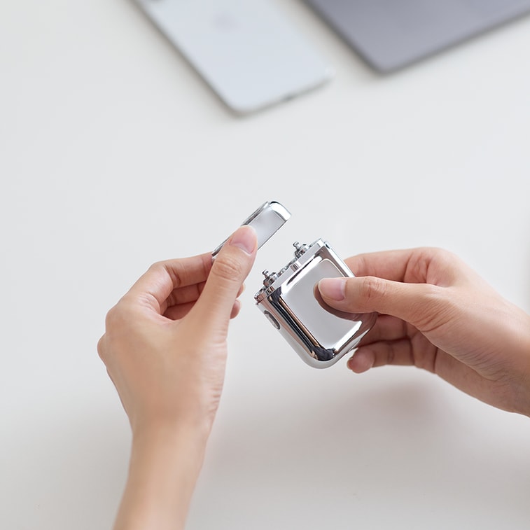 Premium Electric Shaver with Dual Floating Blades – Stainless Steel Body | Wet & Dry Use | Fast Charging | Waterproof & Easy to Clean 5