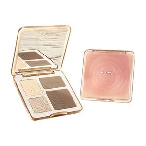 [중국 직배송] 주디돌 4색 하이라이터, 컨투어링, 쉐이딩 아이섀도우 팔레트 #02 트리 섀도우 팔레트 - 노란빛이 도는 피부톤과 자연스러운 피부톤에 적합