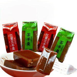 Beijing Traditional food Sweet Red Bean Jelly Bar 165g Yokan Dessert