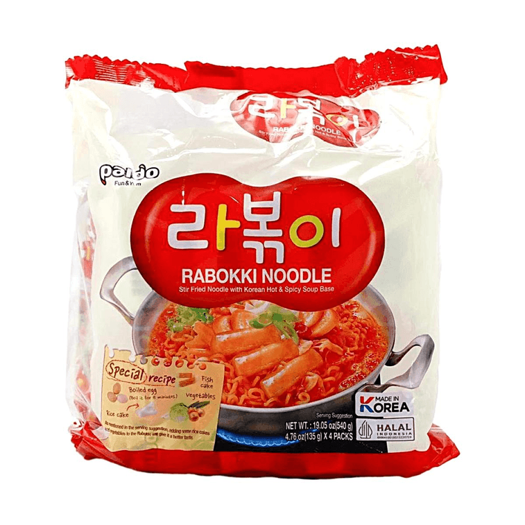 ラッポッキラーメンインスタント麺 ホットスープベース4個入 19.05 oz 4
