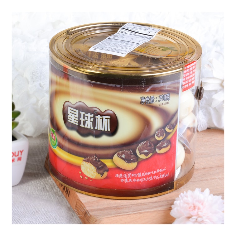 甜甜乐 星球杯巧克力味酱+饼干粒 桶装 390g【童年回忆】 10