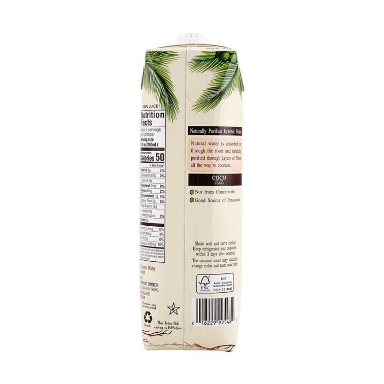 泰国COCO 100%椰子水 1L【配料干净0添加】【富含电解质】 4