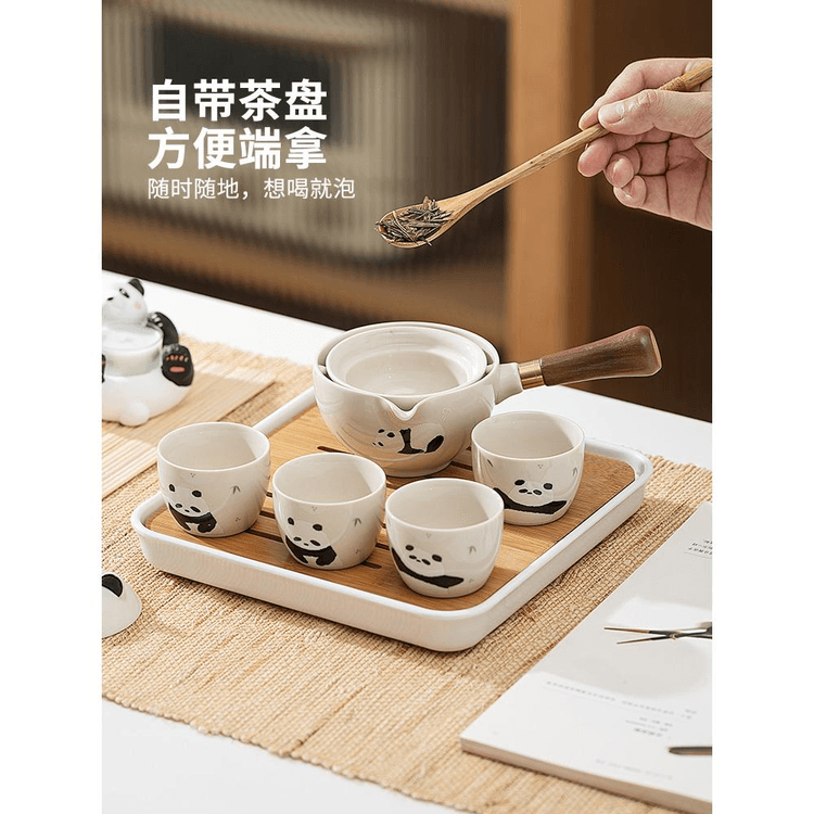 中国直送】現代主婦モトトパンダ カンフーティーセット ポータブル