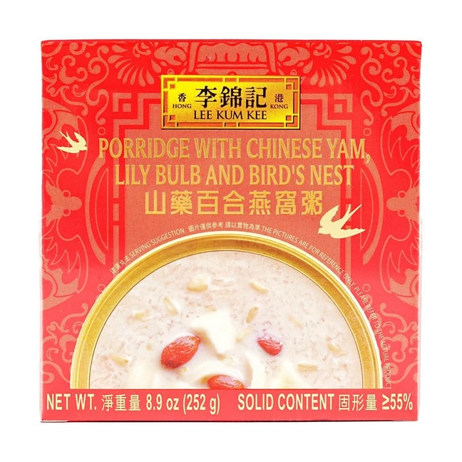 Porridge with Chinese Yam, Lily Bulb and Bird Nest, 8.9oz