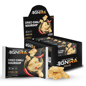 Chili Soursop: Vegan, Soft Dried, Pack of 6