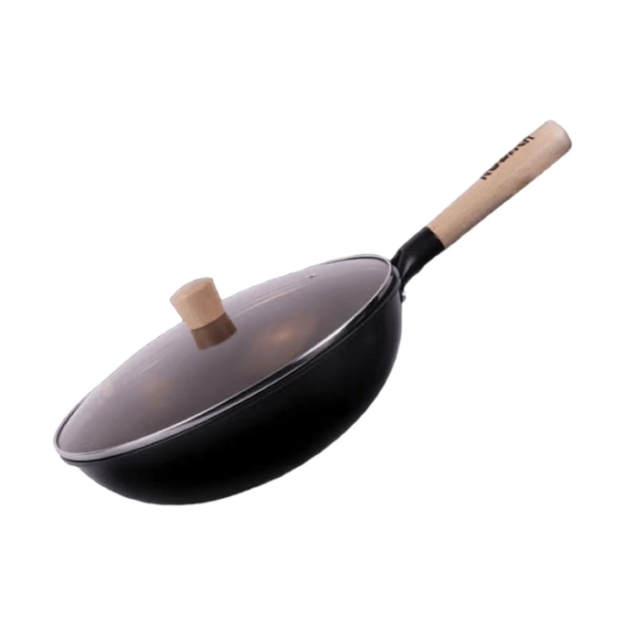 KBH 30cm newly upgraded Chinese old iron pot set  