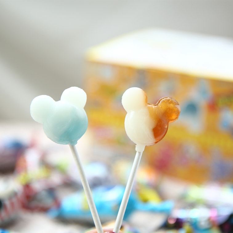 【日本直送品】GLICO グリコ ミッキーヘッド グリコ ロリポップ 子供用 ハロウィン ハードキャンディ 30個入 ランダムカラー 4