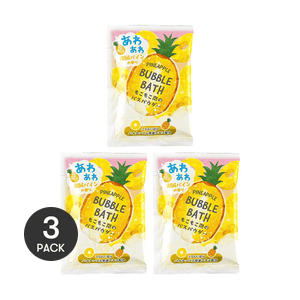 Fruit no Mori Tropical Pineapple Bubble Bath Powder 30g *3【3 Packs】