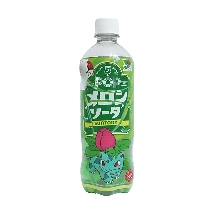 POP メロンソーダ 20.29 fl oz【甘いメロンの香り】【爽快な泡立ち】【大容量ボトル】