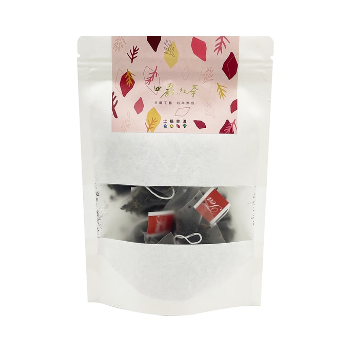 台湾ダイレクトメール：台湾水霧黄茶 四年熟成紅茶 24g 8個入り