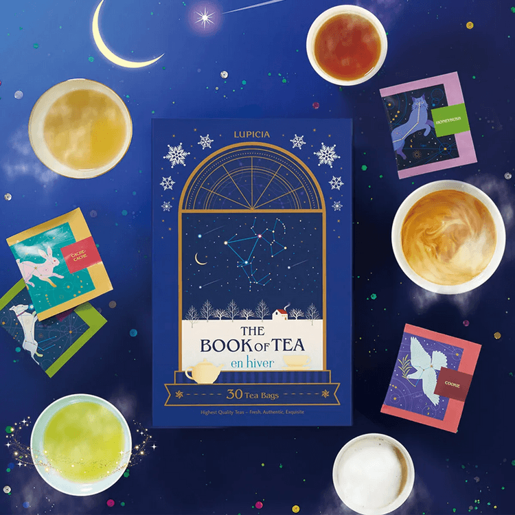 lupicia The Book Of Tea ,Assorted Tea Gift Pack, 30 Varieties