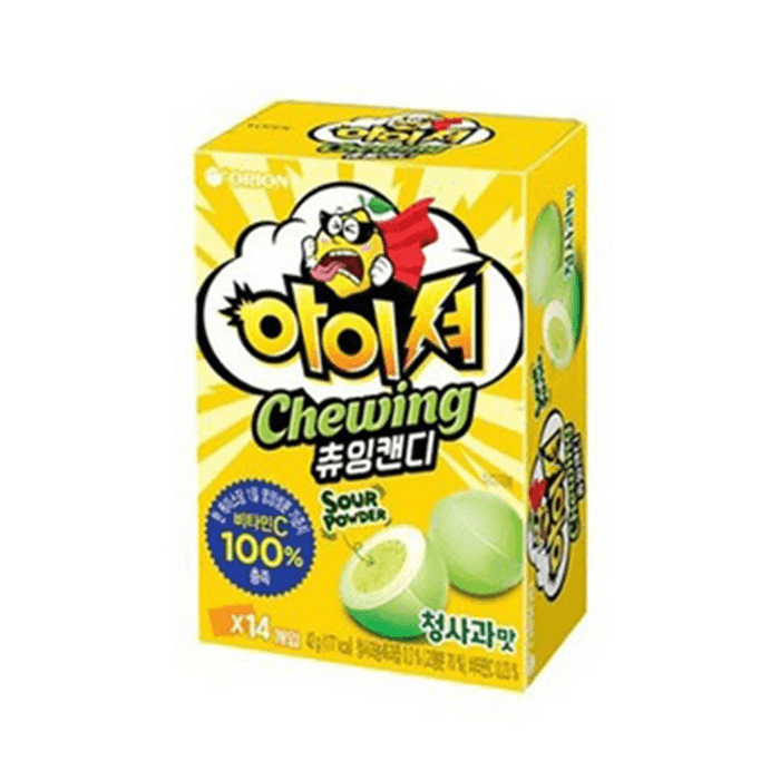 【韩国直邮】韩国ORION好丽友 超酸糖果青苹果口味42g