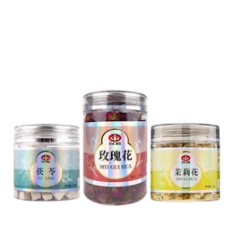 YiLing Fuling 150g*1 + Rose 60g*1 + Jasmine 25g*1 | Yami