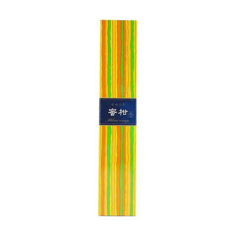 Kayuragi Stick Incense 40 Sticks With Incense Stand #Mandarin Orange 4