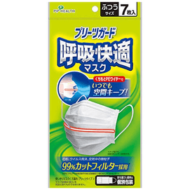 Pleats Guard Breathing Comfortable Mask Individual Packaging Standard Size 7 pcs