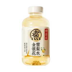 元氣森林 自在水 金銀花雪梨水 500ml【亞米首發】【食材乾淨0脂0蔗糖】【中式養生飲】【清爽潤燥】