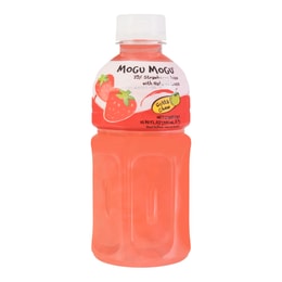 泰國MOGU MOGU 果汁椰果飲料 草莓口味 320ml