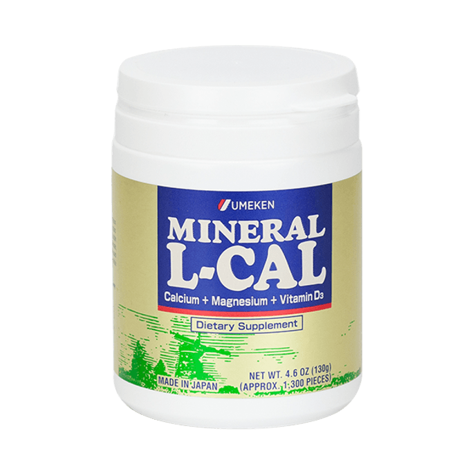 UMEKEN Mineral L-Calcium Balls 2 month supply 130g