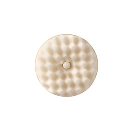 Dishwashing Suction Cup Sponge Cubic Honeycomb Design Beige/Pc