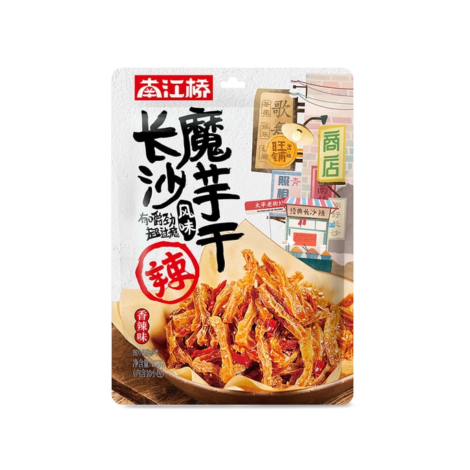 【中國直郵】 南江橋 長沙魔芋乾香辣味100克