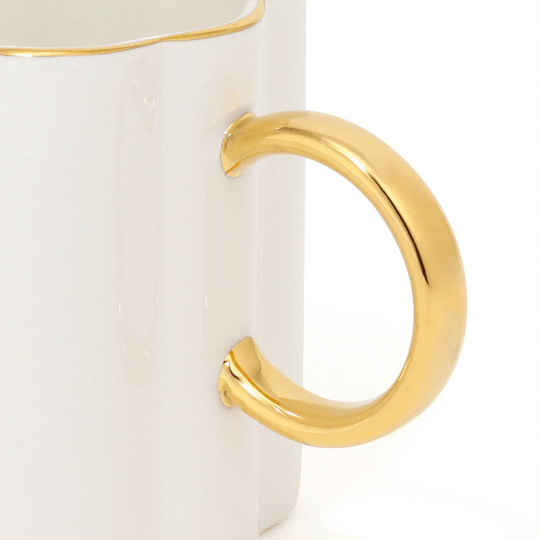 Pastel Scallop Mug White 3