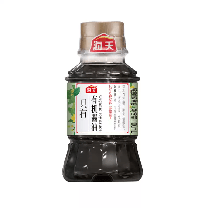 海天 有机酱油特级酿造家用炒菜凉拌调味品料100g*1瓶