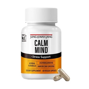 Calm Mind Stress Support, 60 Capsules - Ashwagandha & Ginseng​ | Calm Formula + Emotional Balance​