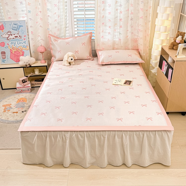 ダブルサイズ 花柄マットレス ピンク ダブルサイズ 花柄マットレス ピンク