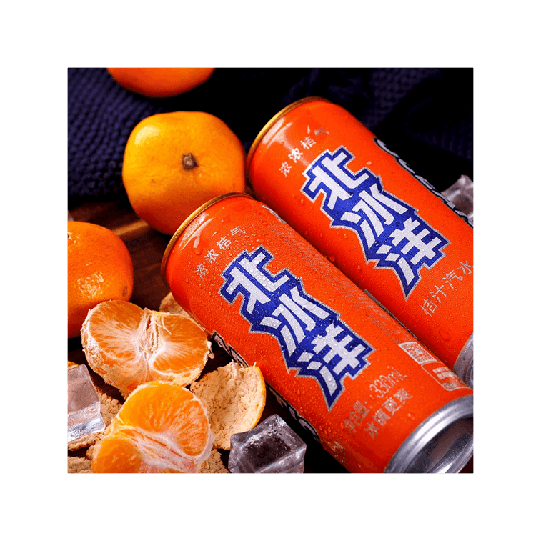 【超值装】北冰洋 桔汁汽水 罐装 330ml*6 【老北京风味】 6